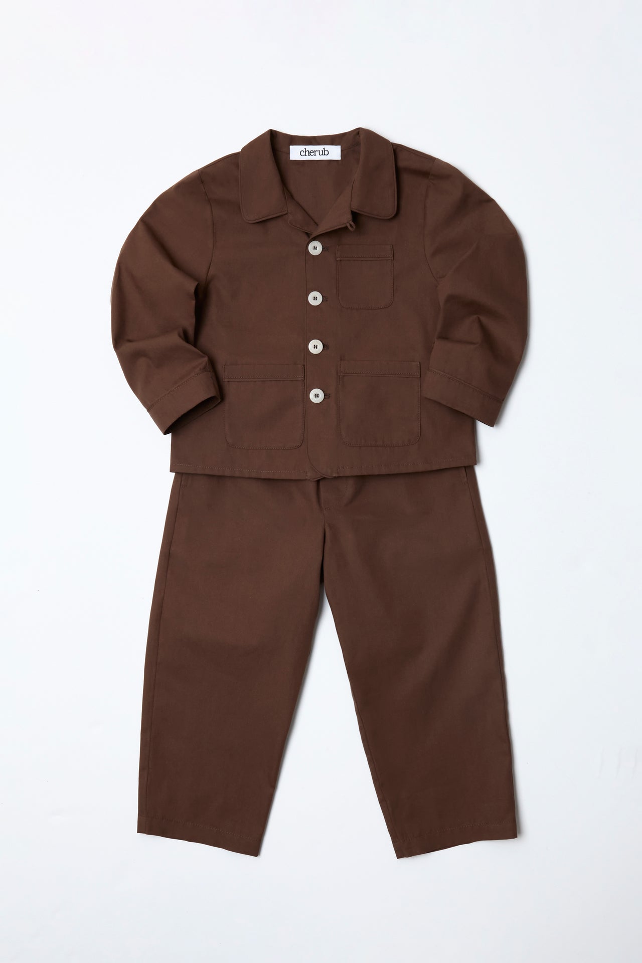 BROWN PJ SET