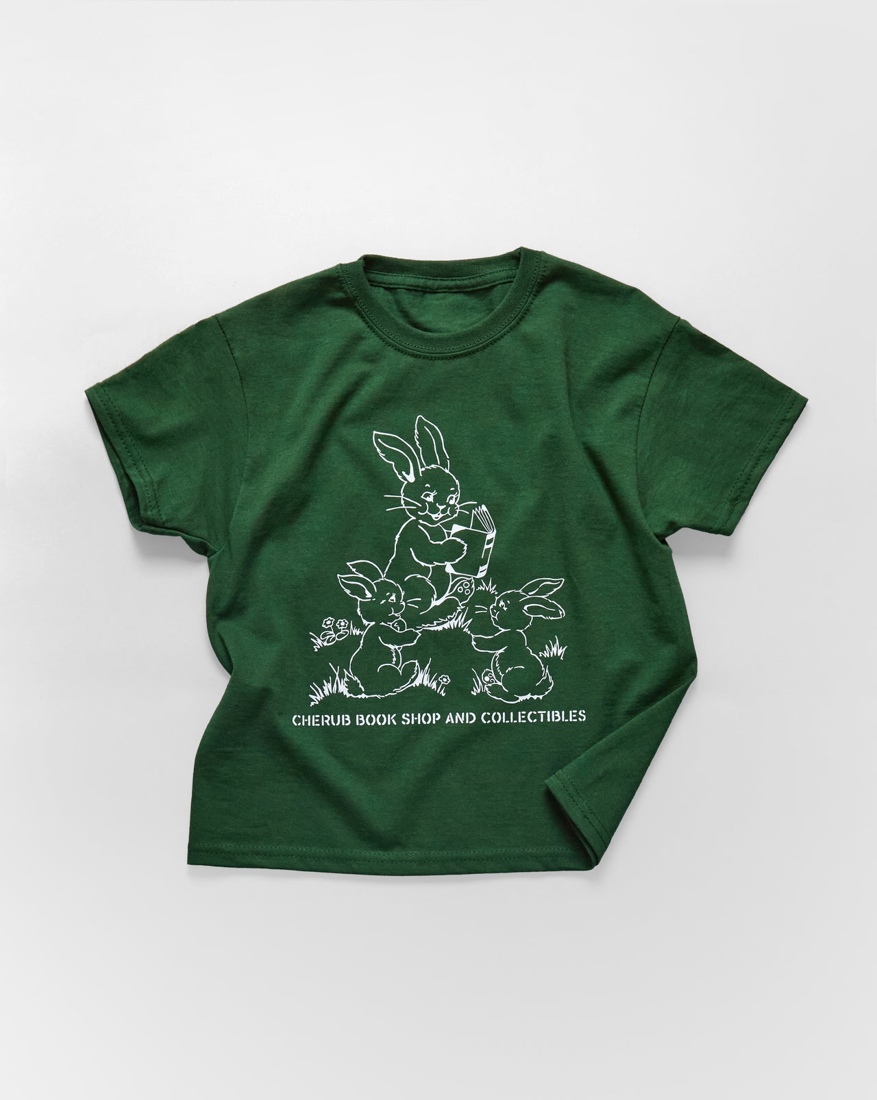 BUNNIES CHERUB BOOKSHOP KIDS TEE