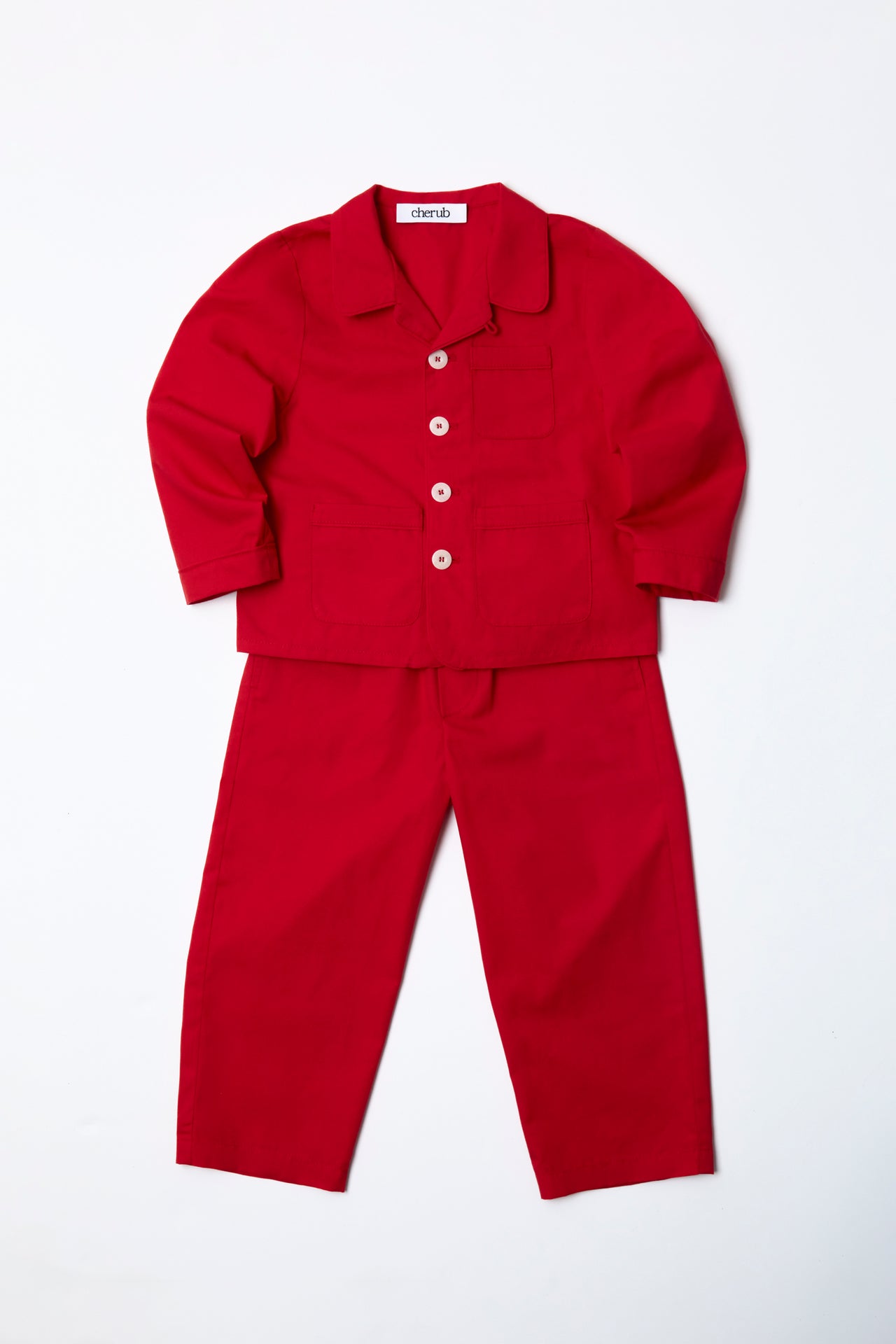 RED PJ SET